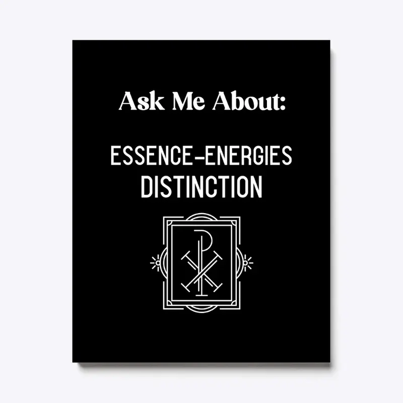 Essence Energies Distinction Orthodox